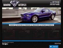 Tablet Screenshot of diamondhautoplex.net